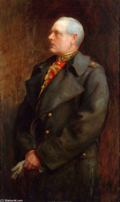 WikiOO.org - Encyclopedia of Fine Arts - Festés, Grafika Herbert James Draper - Lieutenant General Sir William Edmund Franklyn