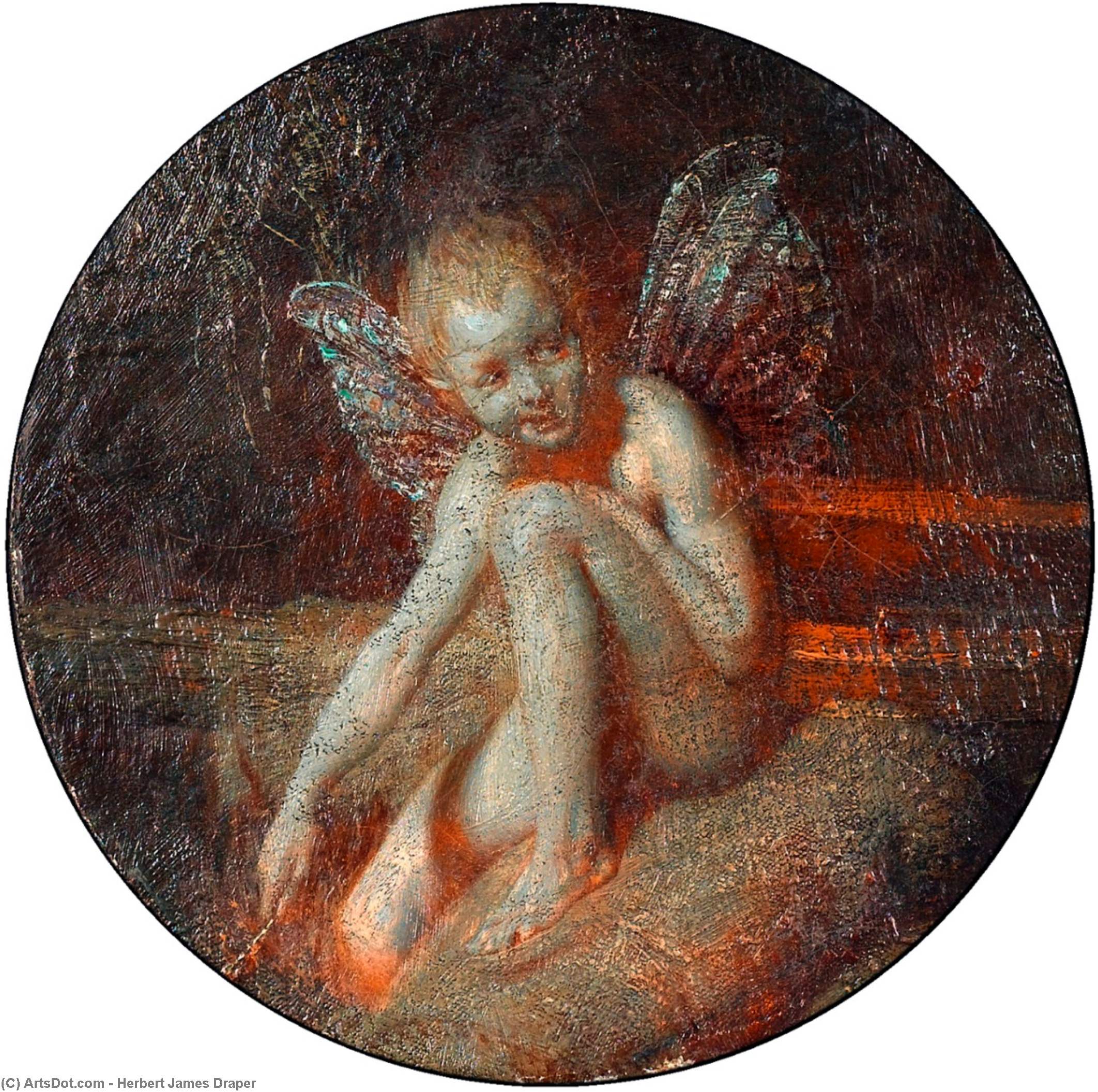 Wikioo.org - The Encyclopedia of Fine Arts - Painting, Artwork by Herbert James Draper - Midsummer Eve
