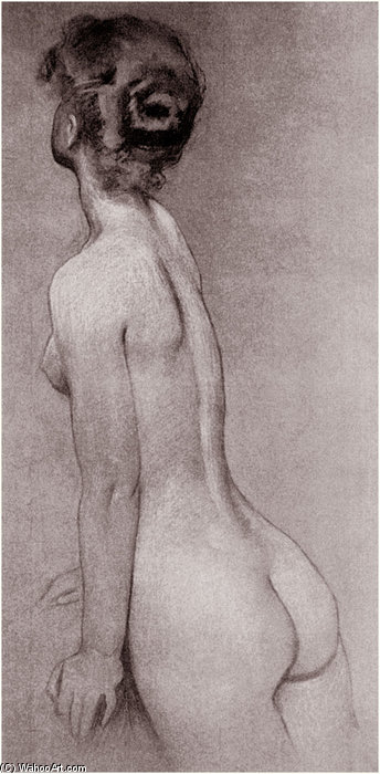 WikiOO.org - Encyclopedia of Fine Arts - Maleri, Artwork Herbert James Draper - Study For Icarus -