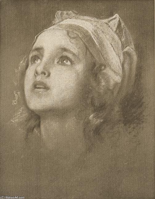 Wikioo.org - The Encyclopedia of Fine Arts - Painting, Artwork by Herbert James Draper - Study For The Golden Rays