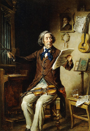 Wikioo.org - The Encyclopedia of Fine Arts - Painting, Artwork by Hermann Armin Von Kern - The Maestro