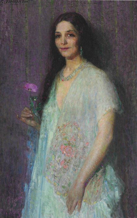 WikiOO.org - Encyclopedia of Fine Arts - Maalaus, taideteos Hopvsep Pushman - Woman Of Samarcand