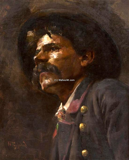 Wikioo.org - The Encyclopedia of Fine Arts - Painting, Artwork by Hopvsep Pushman - Wyatt Earp