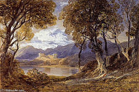 Wikioo.org – La Enciclopedia de las Bellas Artes - Pintura, Obras de arte de Horatio Mcculloch - Inverlochy Castle