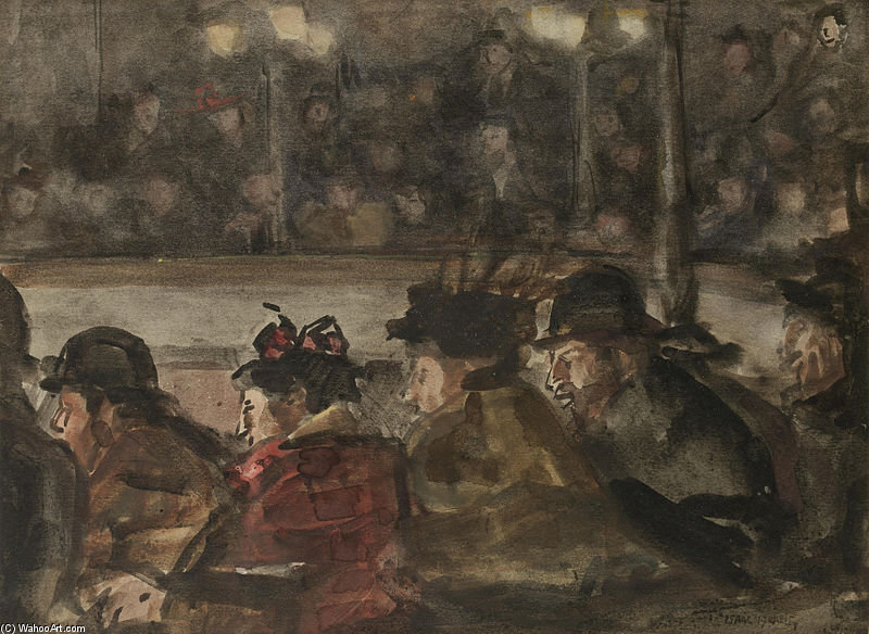 Wikioo.org - The Encyclopedia of Fine Arts - Painting, Artwork by Isaac Lazarus Israels - At The Circus