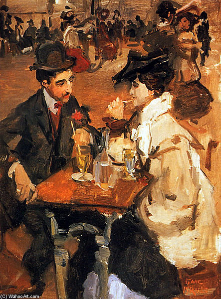 Wikioo.org - The Encyclopedia of Fine Arts - Painting, Artwork by Isaac Lazarus Israels - Moulin De La Galette