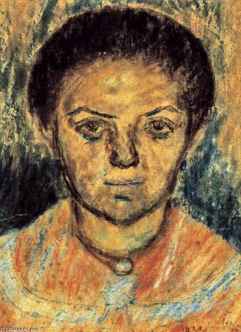 Wikioo.org - The Encyclopedia of Fine Arts - Painting, Artwork by Istvan Nagy - Peasant Girl