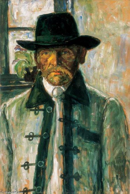 WikiOO.org - Encyclopedia of Fine Arts - Maleri, Artwork Istvan Nagy - Peasant Man