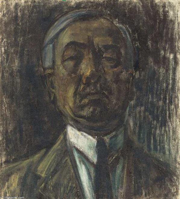 WikiOO.org - Enciklopedija dailės - Tapyba, meno kuriniai Istvan Nagy - Self-portrait -