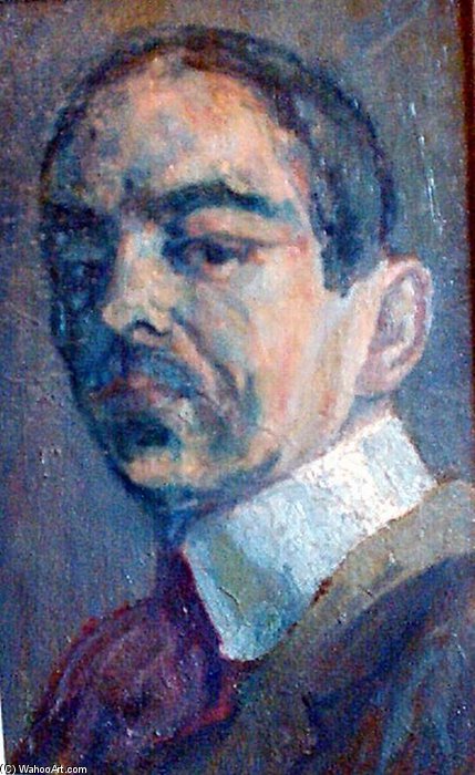 WikiOO.org - Encyclopedia of Fine Arts - Maleri, Artwork Istvan Nagy - Self-portrait -