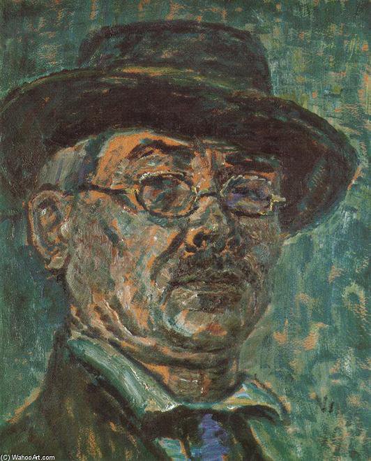 Wikioo.org - The Encyclopedia of Fine Arts - Painting, Artwork by Istvan Nagy - Self-portrait