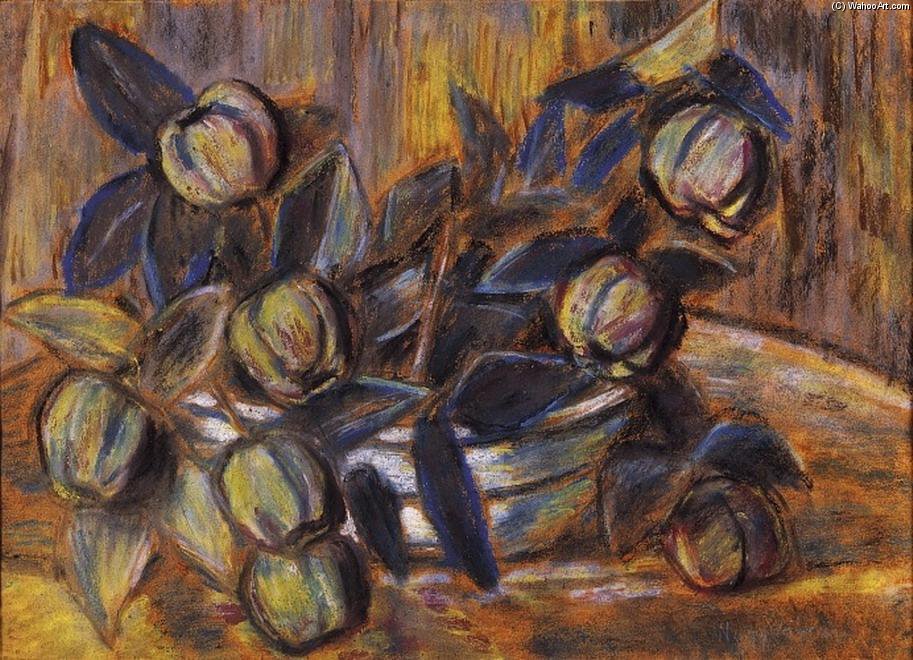 WikiOO.org - Encyclopedia of Fine Arts - Maľba, Artwork Istvan Nagy - Still Life With Quince-pear