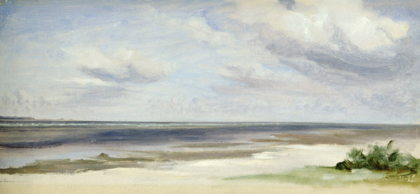 WikiOO.org - دایره المعارف هنرهای زیبا - نقاشی، آثار هنری Jacob Gensler - A Beach On The Baltic Sea At Laboe