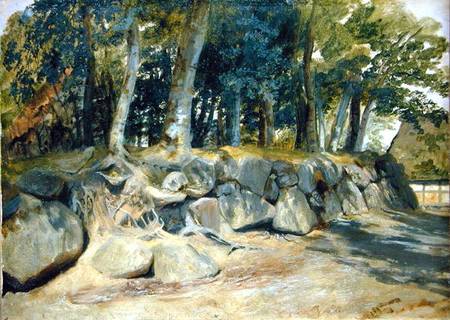 Wikioo.org – L'Enciclopedia delle Belle Arti - Pittura, Opere di Jacob Gensler - I Stone Wall in sottorf