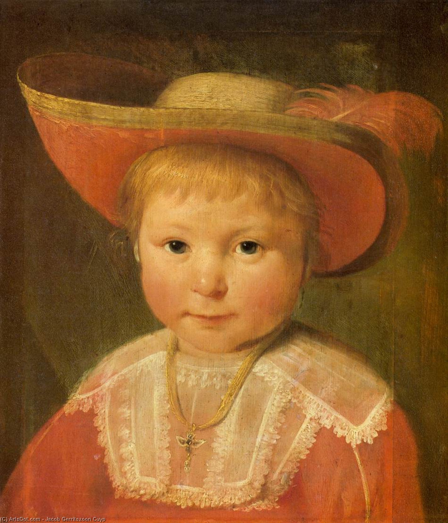 Wikioo.org - The Encyclopedia of Fine Arts - Painting, Artwork by Jacob Gerritszoon Cuyp - Portrait Of A Child