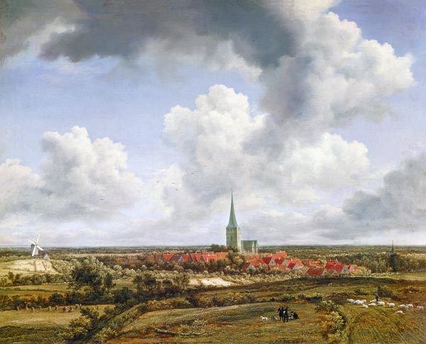 WikiOO.org - Εγκυκλοπαίδεια Καλών Τεχνών - Ζωγραφική, έργα τέχνης Jacob Isaakszoon Van Ruisdael (Ruysdael) - View Of Ootmarsum