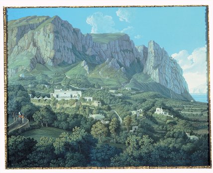 WikiOO.org - Εγκυκλοπαίδεια Καλών Τεχνών - Ζωγραφική, έργα τέχνης Jacob Philippe Hackert - View Of Anacapri