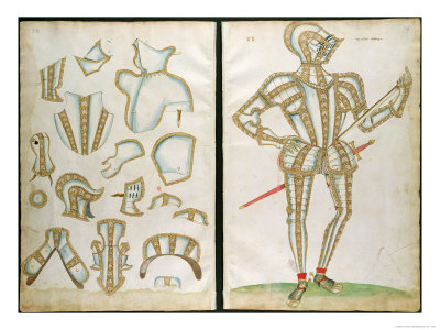 Wikioo.org - สารานุกรมวิจิตรศิลป์ - จิตรกรรม Jacobe Halder - Halder Suit Of Armour For My Lorde Skrope From An Elizabethan Armourer S Album