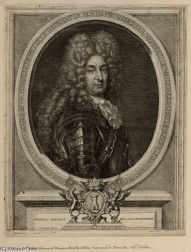 WikiOO.org - Енциклопедия за изящни изкуства - Живопис, Произведения на изкуството Jacobus Coelemans - Portrait De Alphonse De Fortia-piles