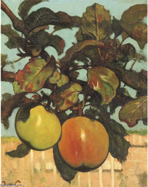 WikiOO.org - Encyclopedia of Fine Arts - Maalaus, taideteos Jacobus Van Looy - Apples