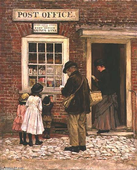 Wikioo.org - The Encyclopedia of Fine Arts - Painting, Artwork by James Charles - The Village Shop