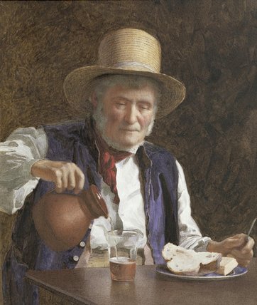 WikiOO.org - אנציקלופדיה לאמנויות יפות - ציור, יצירות אמנות James Hayllar - Lunch Time