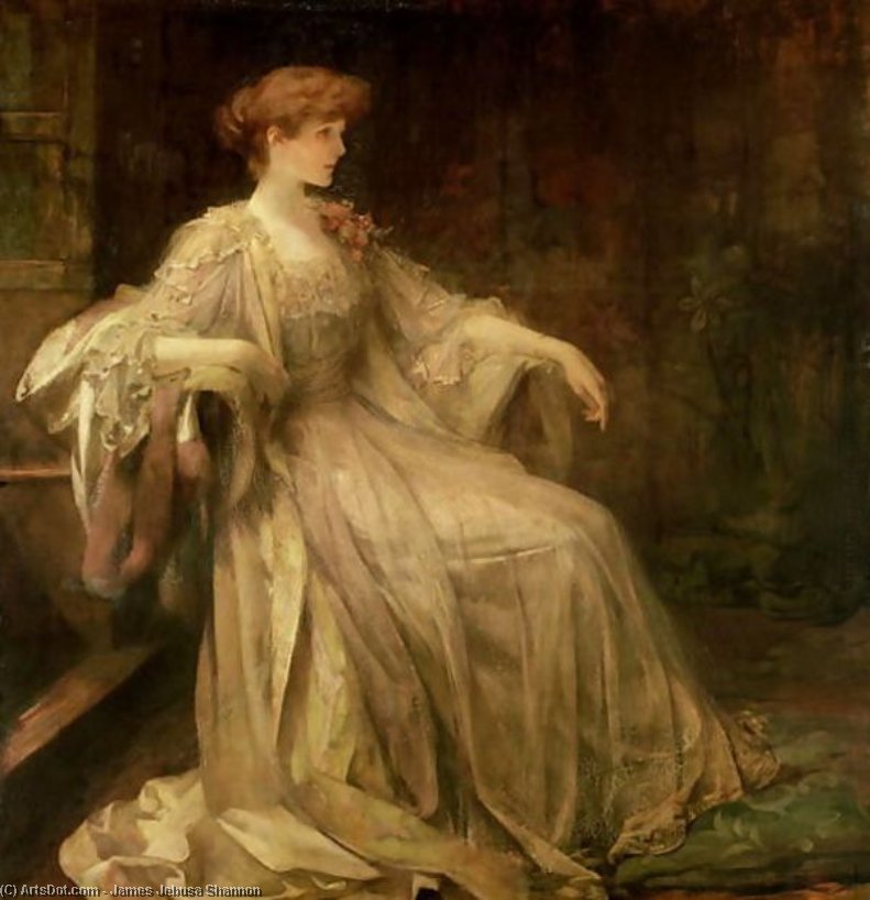 WikiOO.org - دایره المعارف هنرهای زیبا - نقاشی، آثار هنری James Jebusa Shannon - Duchess Of Rutland