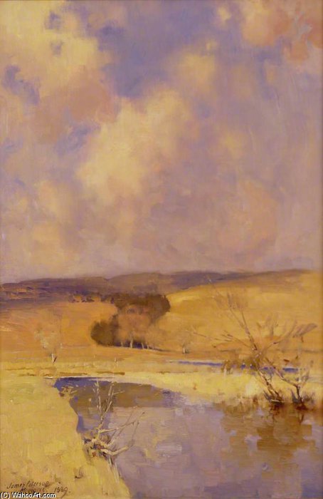 Wikioo.org - The Encyclopedia of Fine Arts - Painting, Artwork by James Paterson - Winter Sunshine