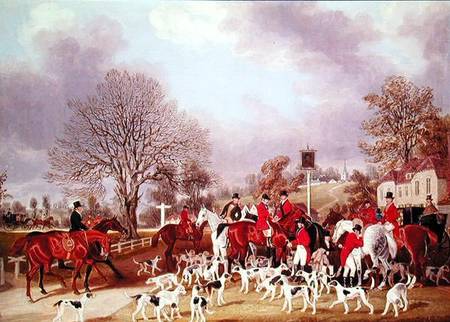 Wikioo.org - The Encyclopedia of Fine Arts - Painting, Artwork by James Pollard - The Hertfordshire Hunt