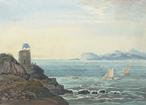 Wikioo.org - สารานุกรมวิจิตรศิลป์ - จิตรกรรม James Stuart Park - Dublin Bay From The Martello )works Of John Henry Campbell)
