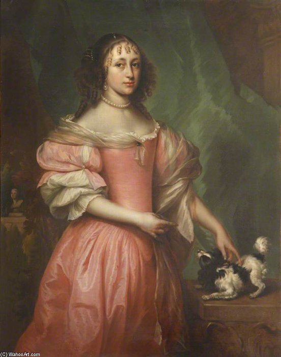 WikiOO.org - Encyclopedia of Fine Arts - Maleri, Artwork Jan De Baen - Princess Henrietta-anne