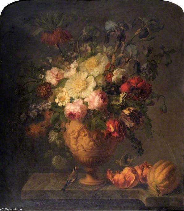 Wikioo.org - The Encyclopedia of Fine Arts - Painting, Artwork by Jan Frans Van Dael - Vase Of Flowers