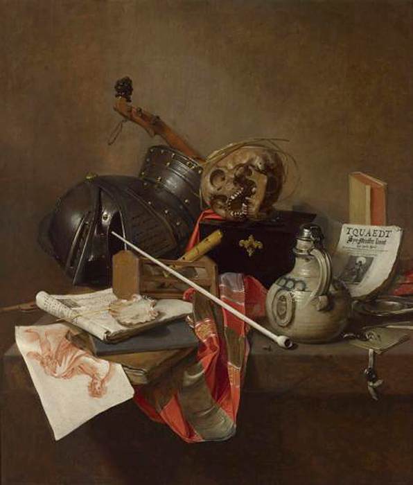 Wikioo.org – L'Enciclopedia delle Belle Arti - Pittura, Opere di Jan Jansz Treck - Vanitas Still-life