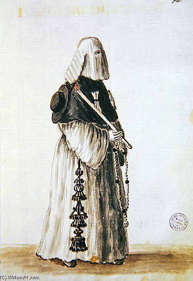 WikiOO.org – 美術百科全書 - 繪畫，作品 Jan Van Grevenbroeck - 旗袍的死亡的痛苦帮会