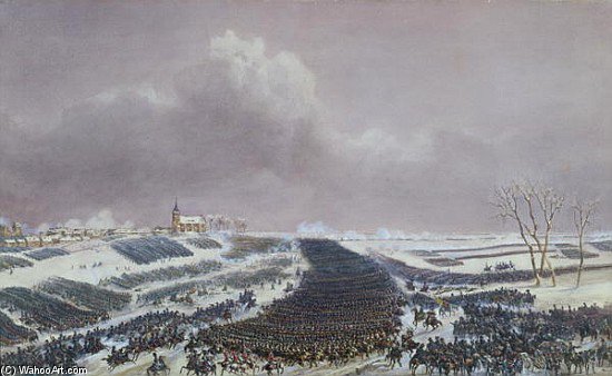 Wikioo.org - The Encyclopedia of Fine Arts - Painting, Artwork by Jean Antoine Simeon Fort - The Battle Of Eylau