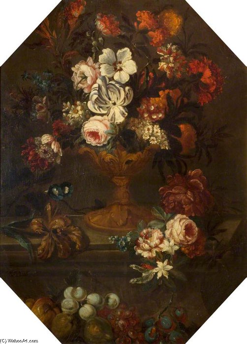 WikiOO.org - Енциклопедия за изящни изкуства - Живопис, Произведения на изкуството Jean Baptiste Belin De Fontenay - Flowers