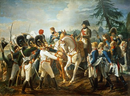 Wikioo.org - The Encyclopedia of Fine Arts - Painting, Artwork by Jean Baptiste Debret - Napoleon And The Bavarian And Wurttemberg Troops