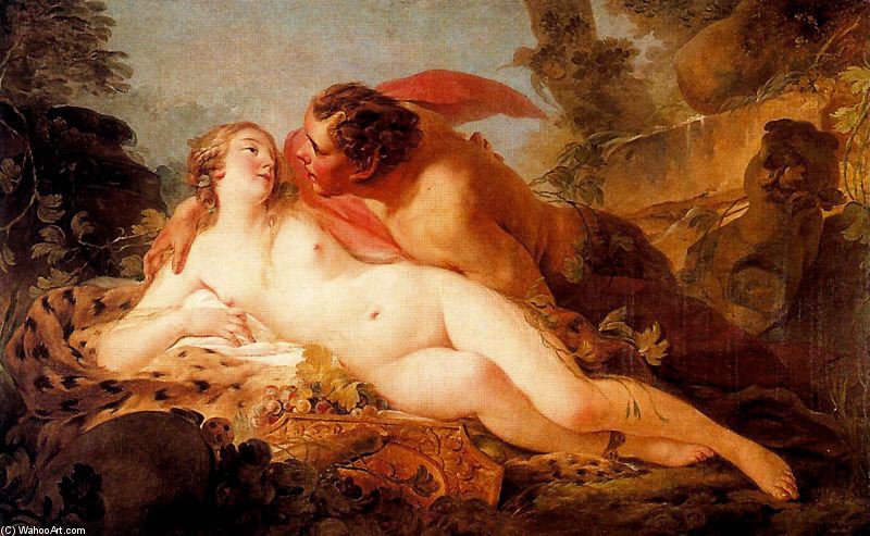 WikiOO.org - Encyclopedia of Fine Arts - Maľba, Artwork Jean Baptiste Marie Pierre - Jupiter Et Antiope