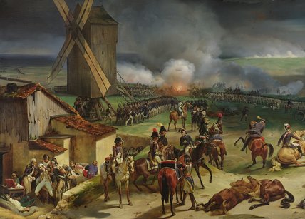 WikiOO.org - Енциклопедия за изящни изкуства - Живопис, Произведения на изкуството Jean Baptiste Mauzaisse - Battle Of Valmy, 20th September