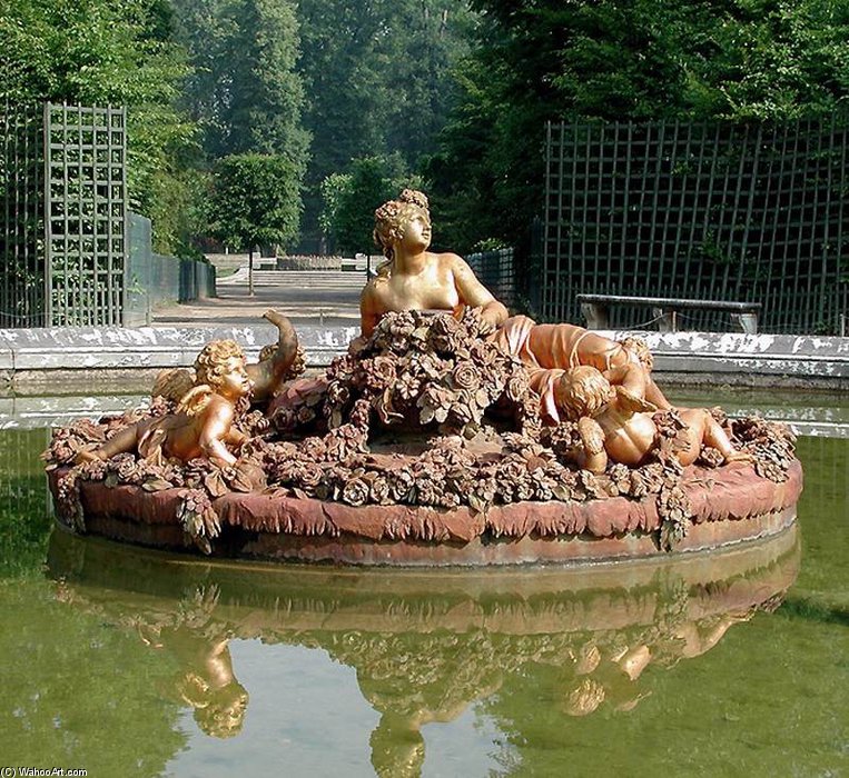 WikiOO.org - Enciklopedija likovnih umjetnosti - Slikarstvo, umjetnička djela Jean Baptiste Tuby - Flora Fountain