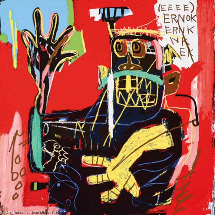 Wikioo.org - The Encyclopedia of Fine Arts - Painting, Artwork by Jean Michel Basquiat - Untitled (ernok)
