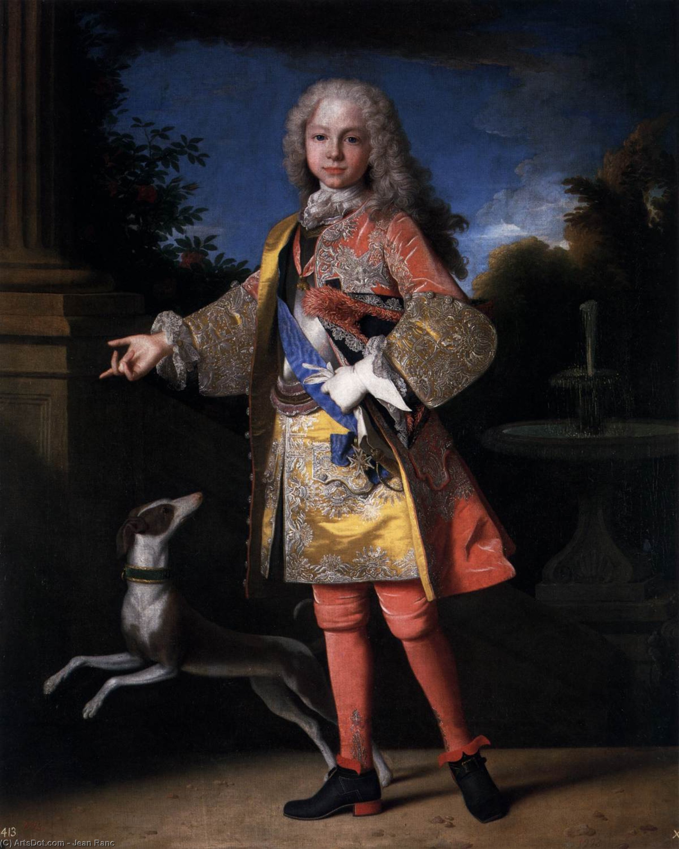 Wikioo.org - The Encyclopedia of Fine Arts - Painting, Artwork by Jean Ranc - Ferdinand Vi As Prince