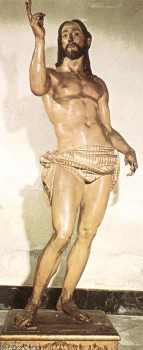 WikiOO.org - Encyclopedia of Fine Arts - Maalaus, taideteos Jerónimo Hernández Estrada - The Resurrected Christ