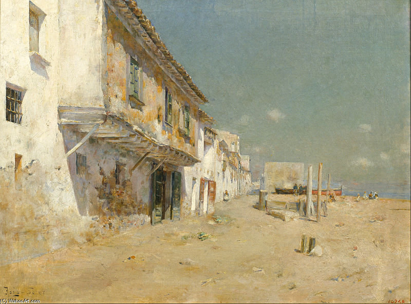 WikiOO.org - Енциклопедія образотворчого мистецтва - Живопис, Картини
 Joan Roig Soler - Blanes Beach