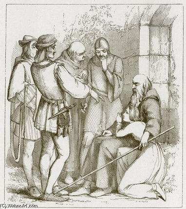 WikiOO.org - Εγκυκλοπαίδεια Καλών Τεχνών - Ζωγραφική, έργα τέχνης John Absolon - The Blind Beggar's Daughter Of Bednall Green