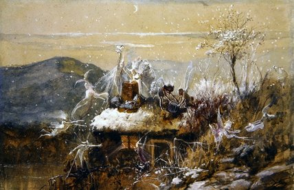 Wikioo.org - The Encyclopedia of Fine Arts - Painting, Artwork by John Anster Fitzgerald - Christmas Eve