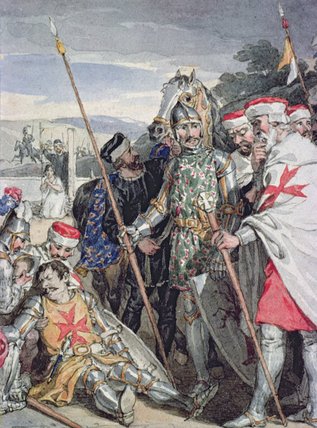 Wikioo.org – L'Enciclopedia delle Belle Arti - Pittura, Opere di John Augustus Atkinson - Ivanhoe Da Sir Walter Scott