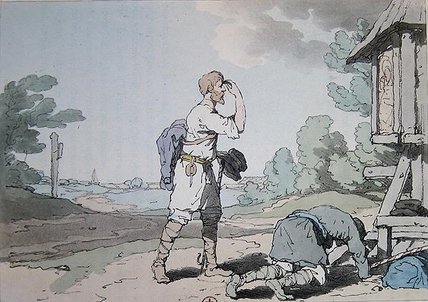 WikiOO.org - Enciklopedija likovnih umjetnosti - Slikarstvo, umjetnička djela John Augustus Atkinson - Russian Pilgrims,