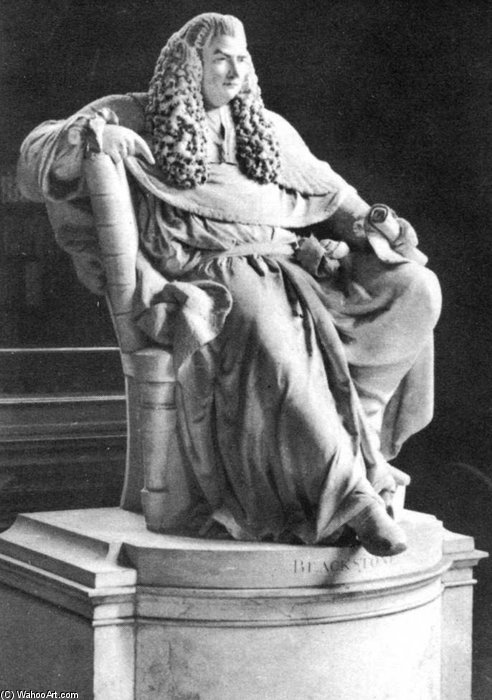 WikiOO.org - Encyclopedia of Fine Arts - Lukisan, Artwork John Bacon - Monument To Sir William Blackstone