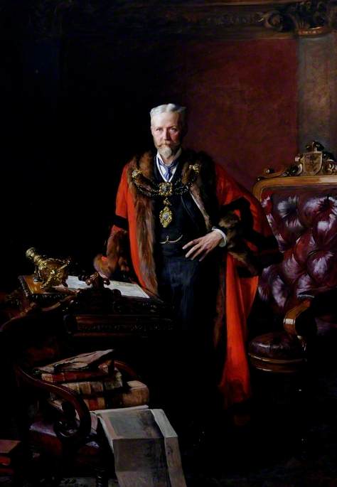 Wikioo.org - The Encyclopedia of Fine Arts - Painting, Artwork by John Bacon - Sir William Alfred Gelder